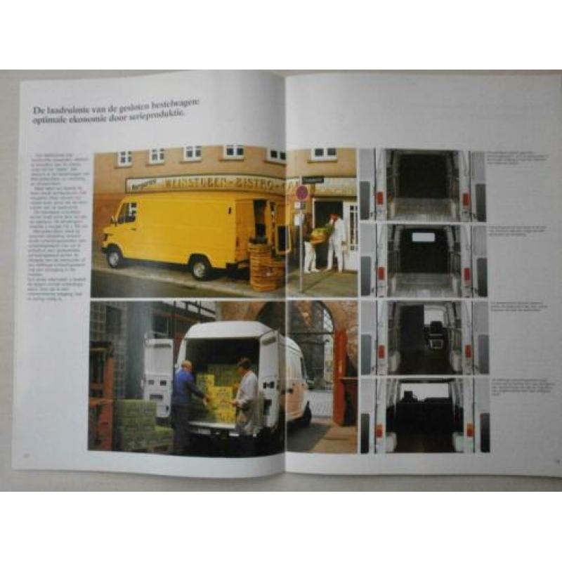 Mercedes Benz 307D folder/Mercedes Benz bedrijfswagen folder