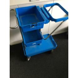 Schoonmaaktrolley schoonmaakkar