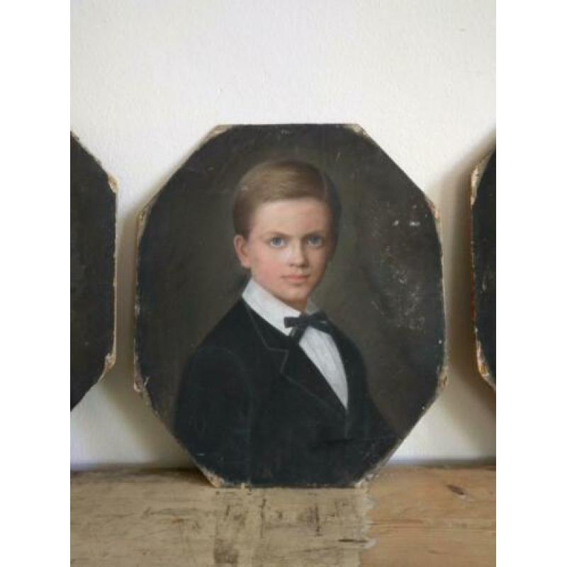 portret kind man vrouw