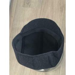 Senvi Flatcap, nieuw, antraciet grijs, 58