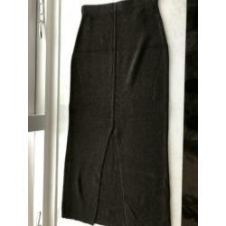 Benneton wollen rok maat s