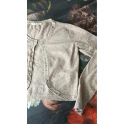Dames vestje mt s/m beige