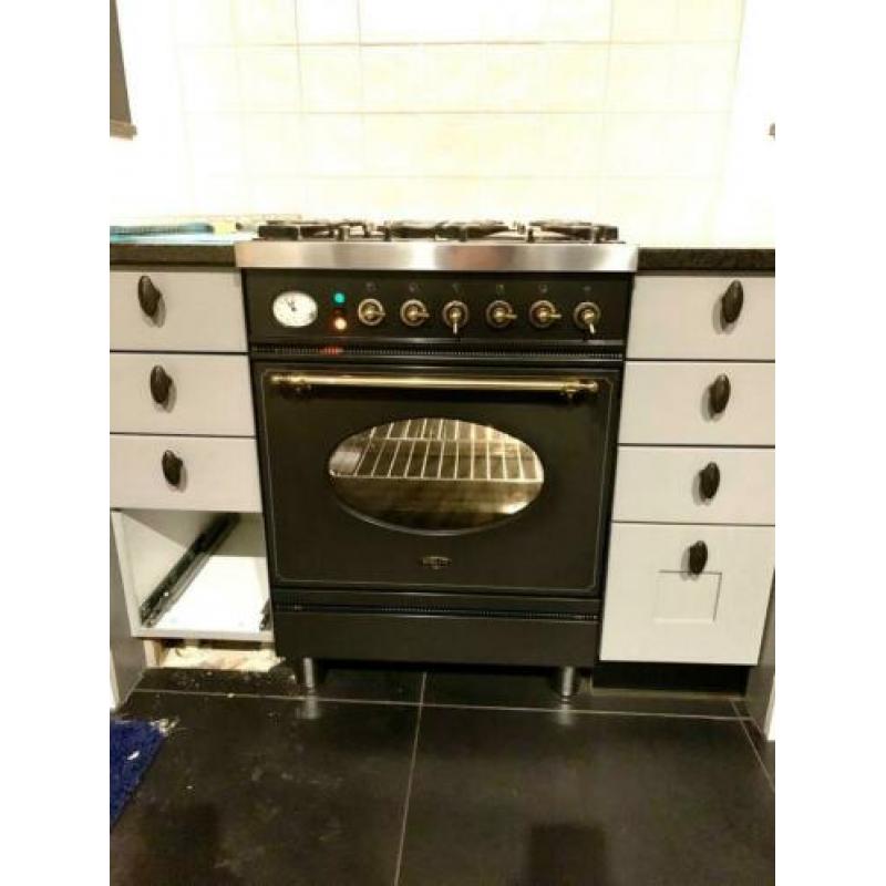 Gasfornuis Boretti Antraciet 4 pits