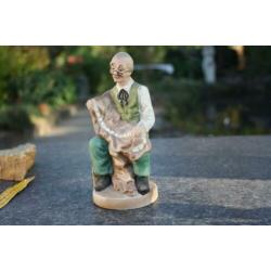 beeld kleermaker hoogte 16 cm