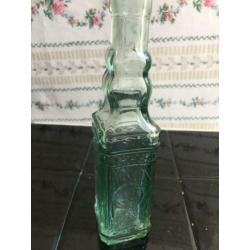 kleine brocante glazen flesje