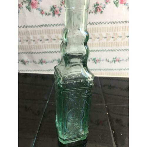 kleine brocante glazen flesje