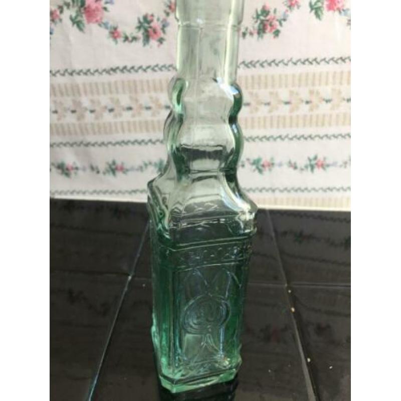 kleine brocante glazen flesje