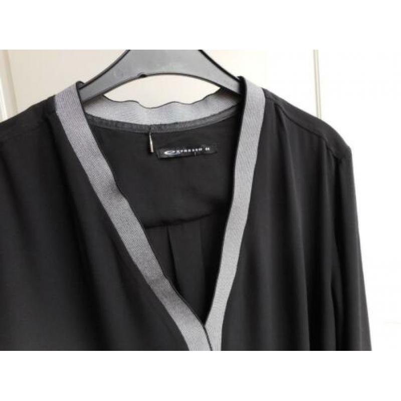 Mooie zwarte blouse top van Expresso mt 44