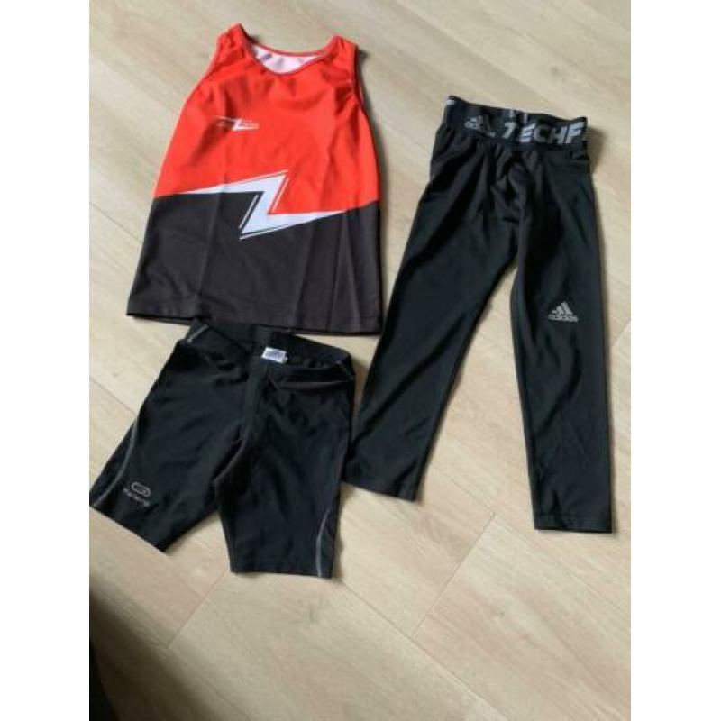 Atletiekkleding van oa Adidas; maat 122-128