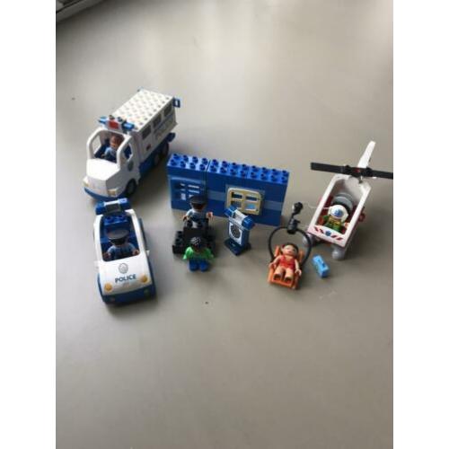 Duplo politie en helicopter