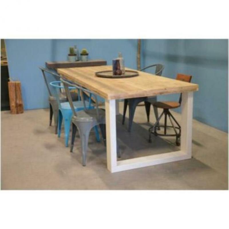 Industriële onderstellen Eettafel Tafel Keukentafel Bartafel