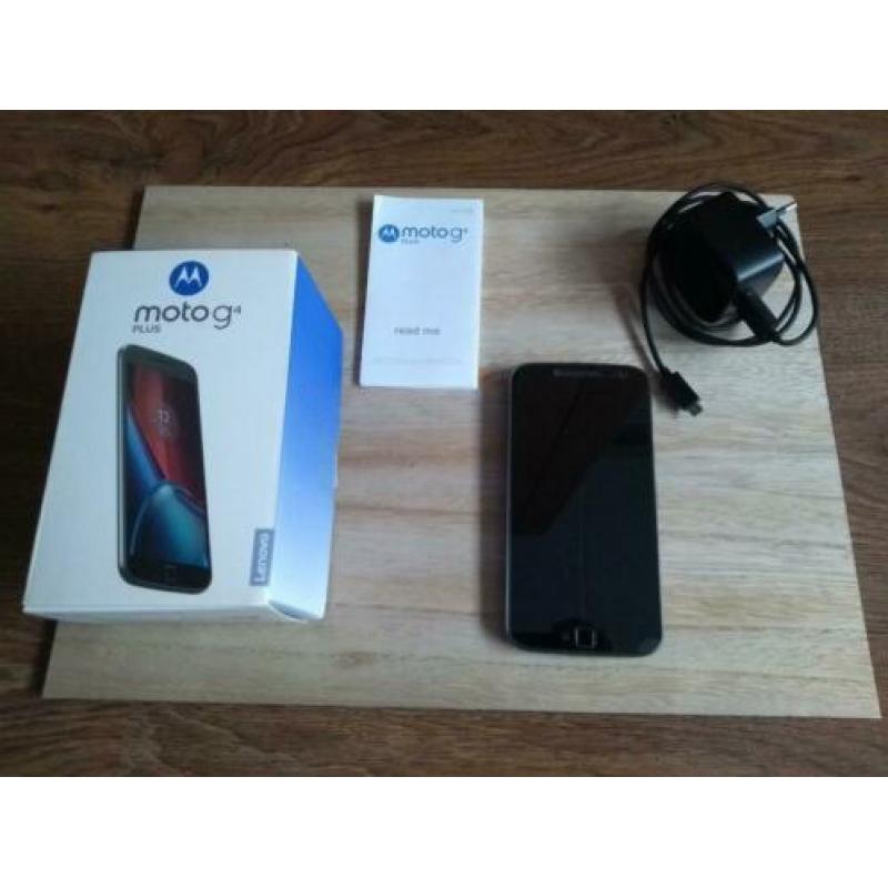 Keurige Motorola Moto G4 Plus, zwart