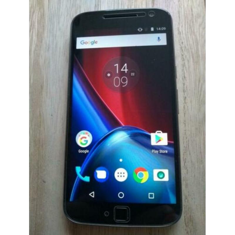 Keurige Motorola Moto G4 Plus, zwart