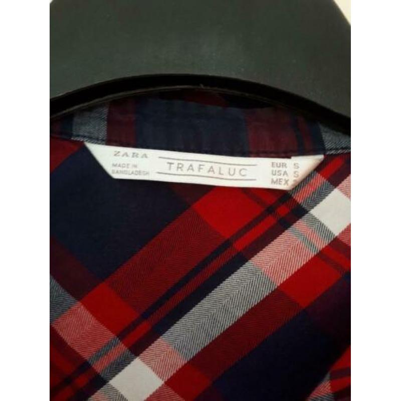 Geruite blouse
