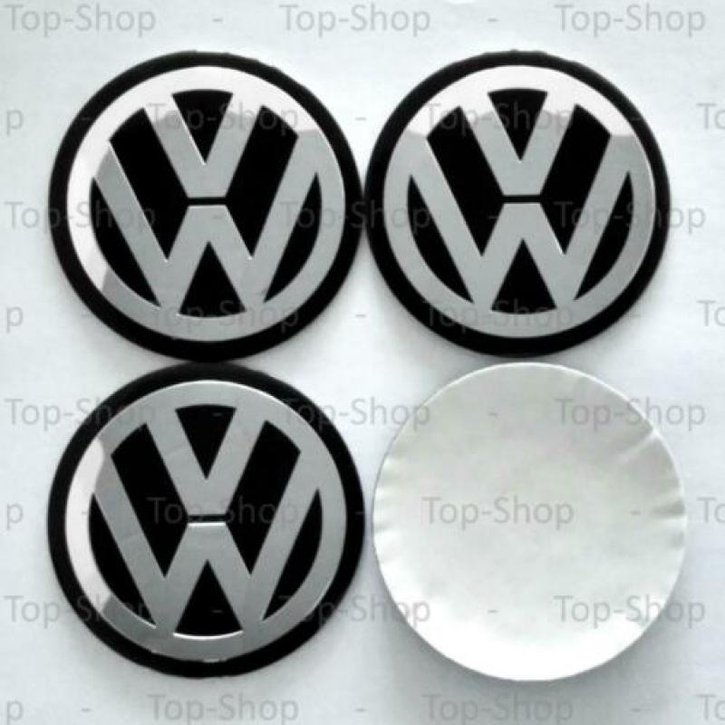 Volkswagen VW GTI R 56mm Naafstickers Voor Naafdoppen Of Naa