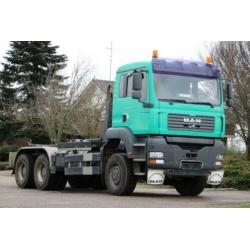 MAN TGA 33/350 !6x6! FUL STEEL!MANUAL!HOOKLIFT! (bj 2005)