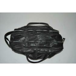 Corsia leren tas zwart