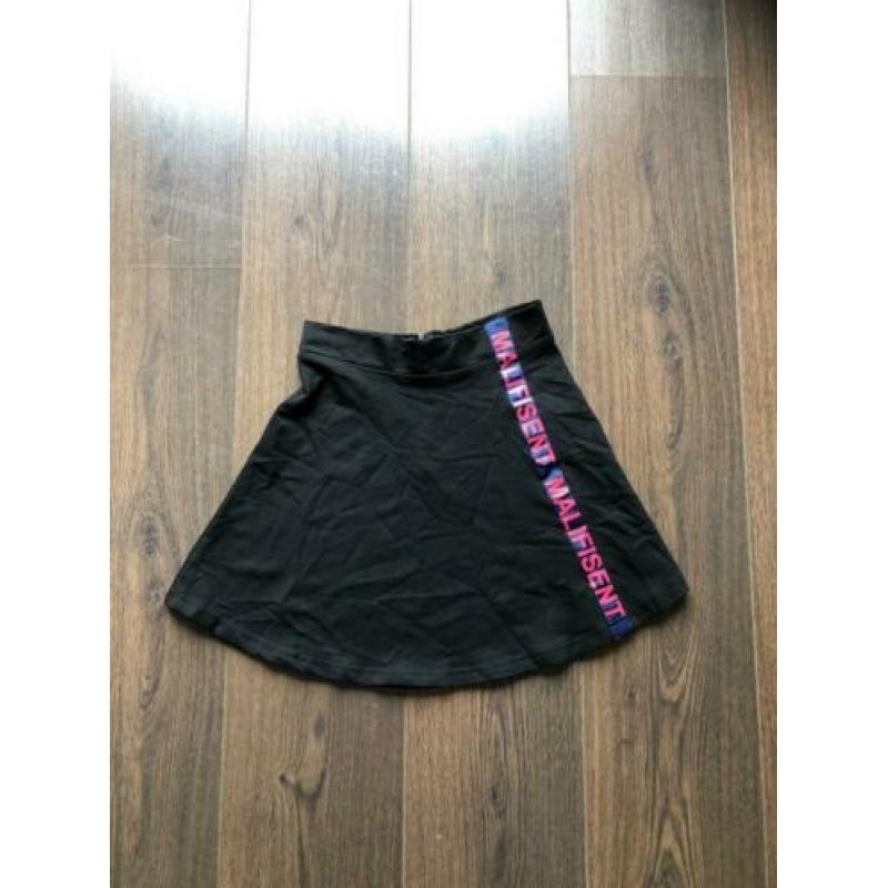 Malifisent rokje xs zwart shirtje xs setje
