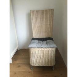 Rotan eetkamerstoel 4 stuks