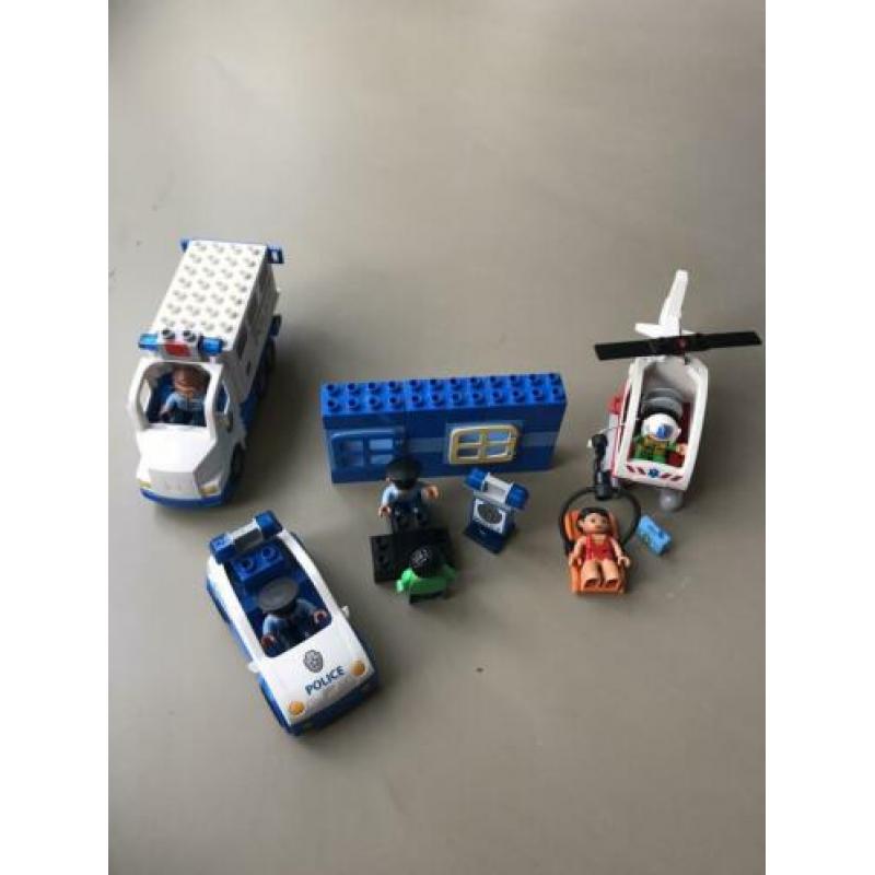 Duplo politie en helicopter