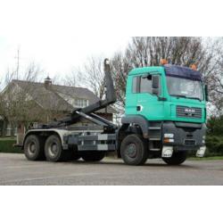 MAN TGA 33/350 !6x6! FUL STEEL!MANUAL!HOOKLIFT! (bj 2005)