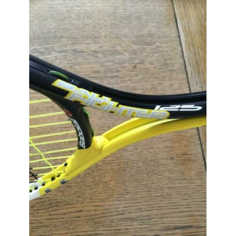 Babolat tennisracket 125 met rugdraaghoes