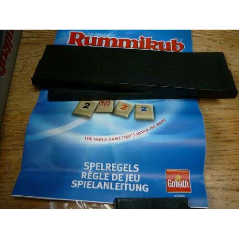 Spel RUMMIKUB TRAVEL The Original Goliath blauwe doos nieuw