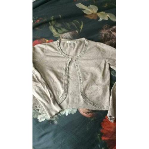 Dames vestje mt s/m beige