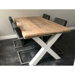 Industriële onderstellen Eettafel Tafel Keukentafel Bartafel