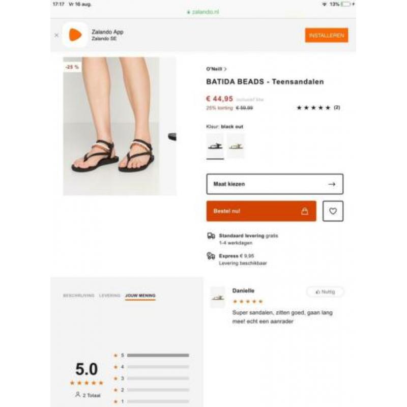 O’Neill wandel slippers