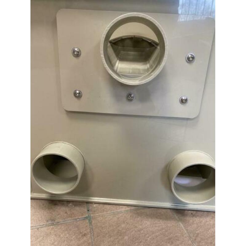 Trommelfilter 25m3/hr meerkamerfilter bewegendbed Trickle