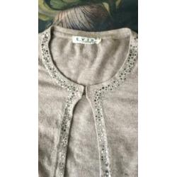 Dames vestje mt s/m beige