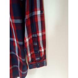 Geruite blouse