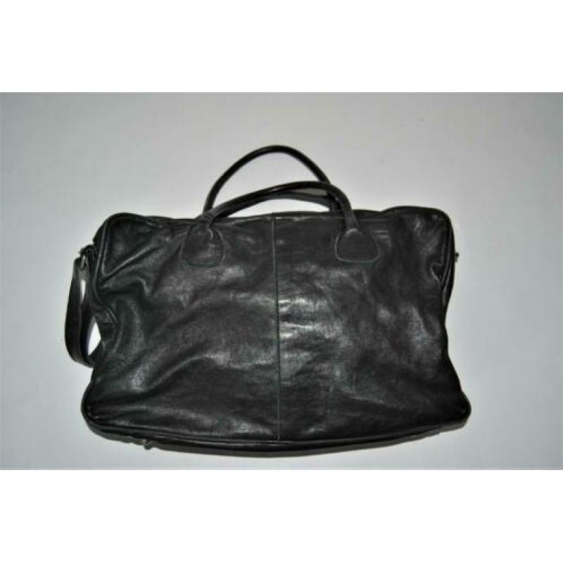 Corsia leren tas zwart