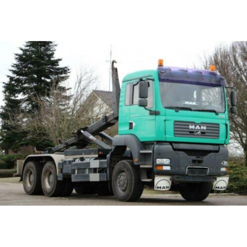 MAN TGA 33/350 !6x6! FUL STEEL!MANUAL!HOOKLIFT! (bj 2005)