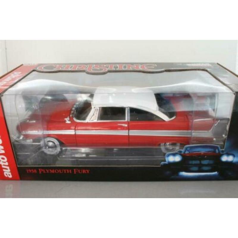 Autoworld 1/18 Plymouth Fury 1958 (Christine)