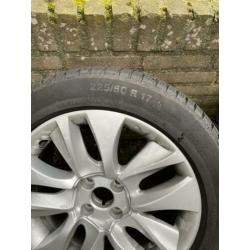 4 winterbanden met alluminium velgen citroen ds5
