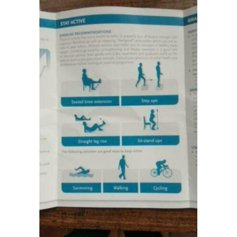 Knie brace rechterzijde nieuw