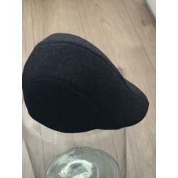 Senvi Flatcap, nieuw, antraciet grijs, 58