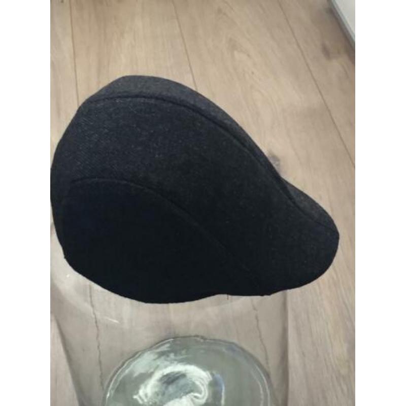 Senvi Flatcap, nieuw, antraciet grijs, 58