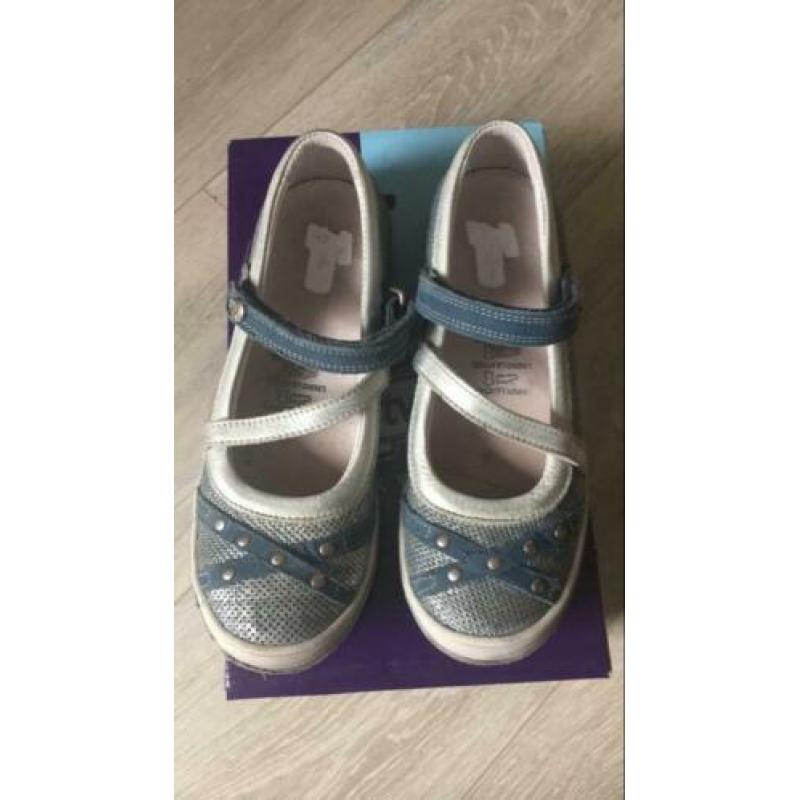 Twins ballerina’s leer, maat 33 breedte 2,5