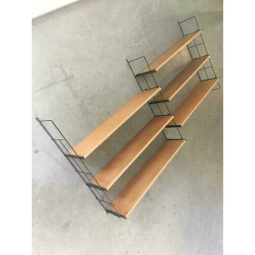 Wandrek wandplanken systeem vintage jaren 50