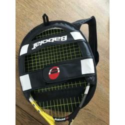 Babolat tennisracket 125 met rugdraaghoes