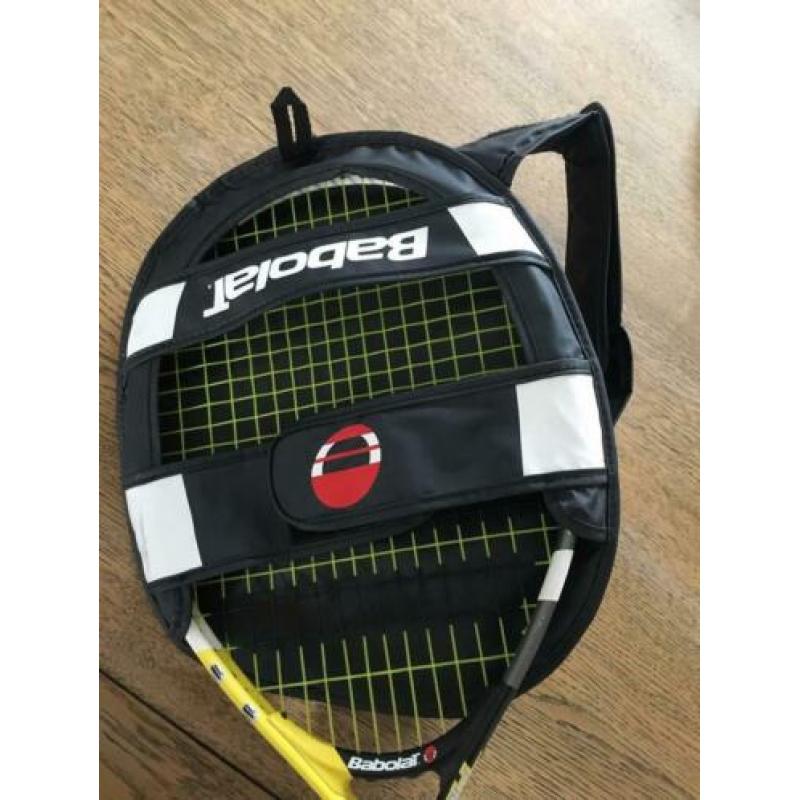 Babolat tennisracket 125 met rugdraaghoes