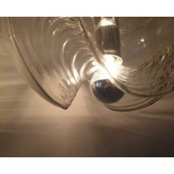 2 x Peill und Putzler wave chrome hanglampen