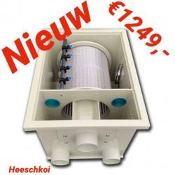 Trommelfilter 25m3/hr meerkamerfilter bewegendbed Trickle
