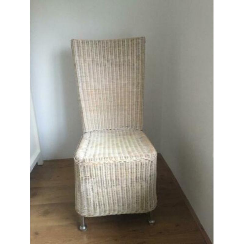 Rotan eetkamerstoel 4 stuks