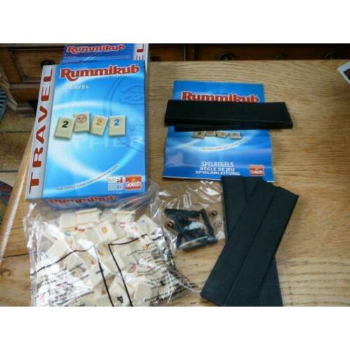 Spel RUMMIKUB TRAVEL The Original Goliath blauwe doos nieuw
