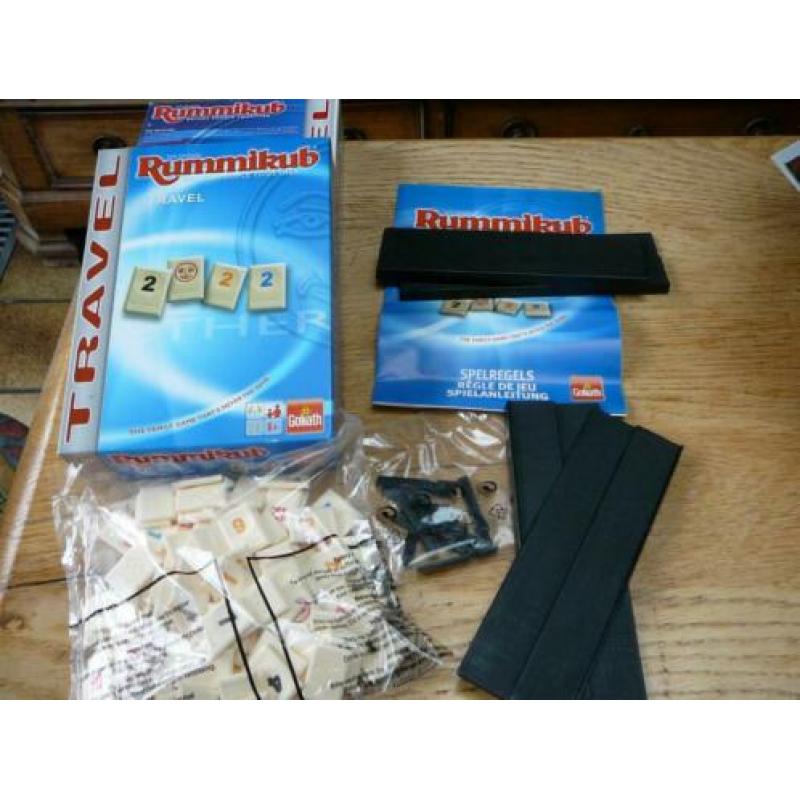 Spel RUMMIKUB TRAVEL The Original Goliath blauwe doos nieuw