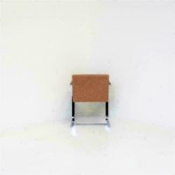 Leren, Zalmkleurige Slede-Stoelen: Fasem BRNO Design